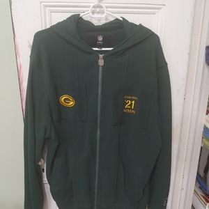 Green Bay Packers Full Zip Sweatshirt Hoodie